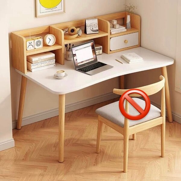 DESK WITH BOOK SHELVES