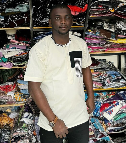 Chemise Dashiki Homme Ajustée