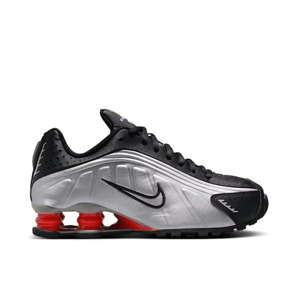 NIKE SHOX R4 METALLIC SILVER