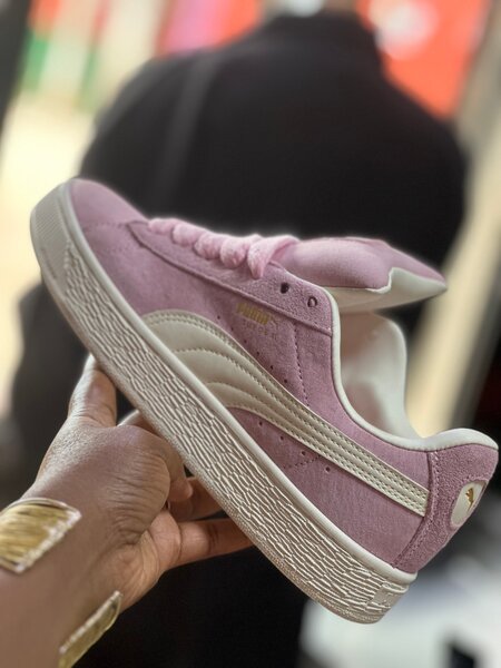 Baskets Suède Roses Femme