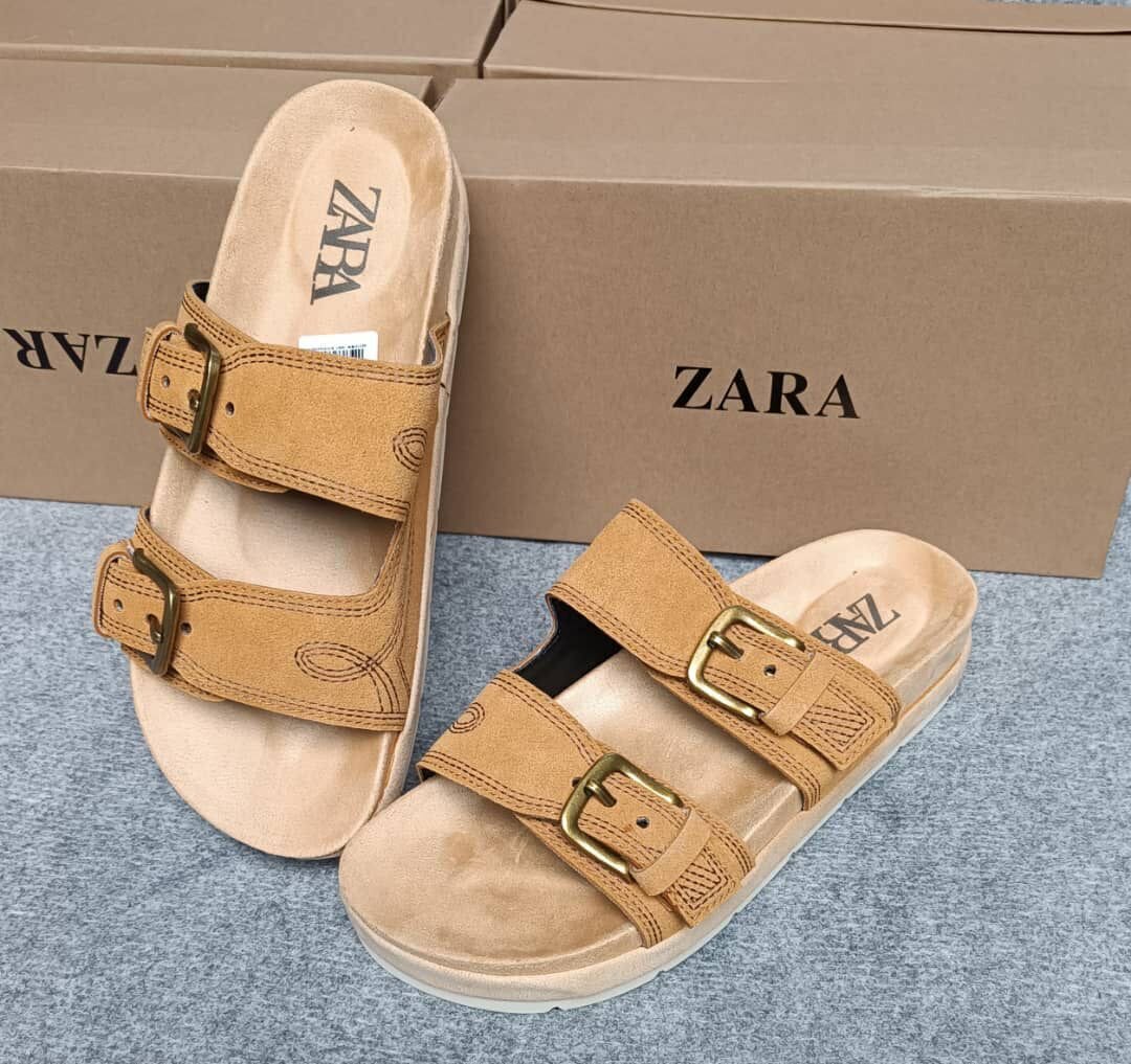 Sandales en cuir Zara pour homme