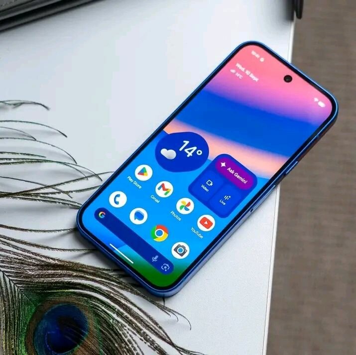 Smartphone Google Bleu Éclatant