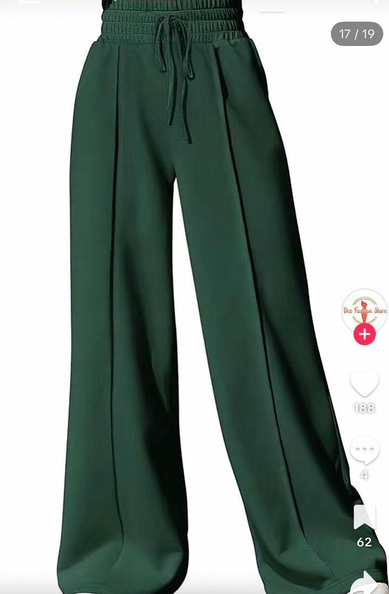 Pantalons larges taille haute