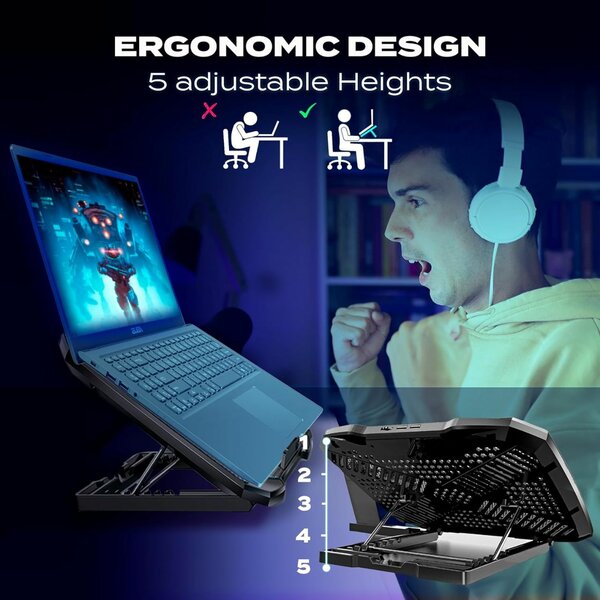 Support Ventilé pour Ordinateur Portable