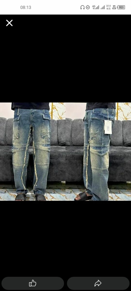 Jeans homme tendance décontractée