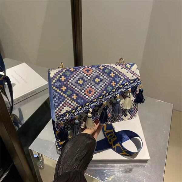 Sac bohème à franges