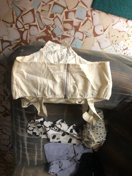 Corset vintage crème