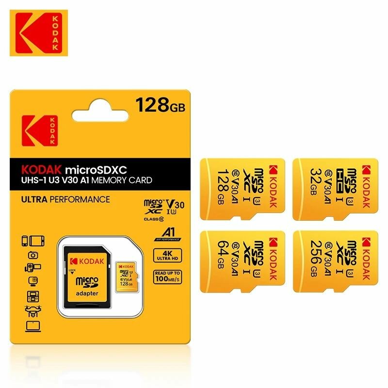 Carte mémoire Kodak 128GB microSDXC