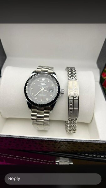 Wrist watch and bracelet