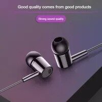 Original Universal Handfree Stereo Wired Ear Phones With Box, 3.5mm Jack with 2 Extra pairs of Ear Buds, Superior Bass, Noise Cancellation mic all cell phone use
