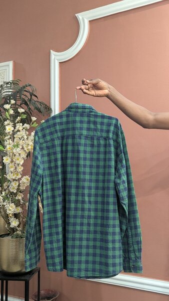 Chemise à carreaux homme