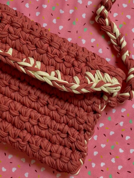 Вязанная сумка