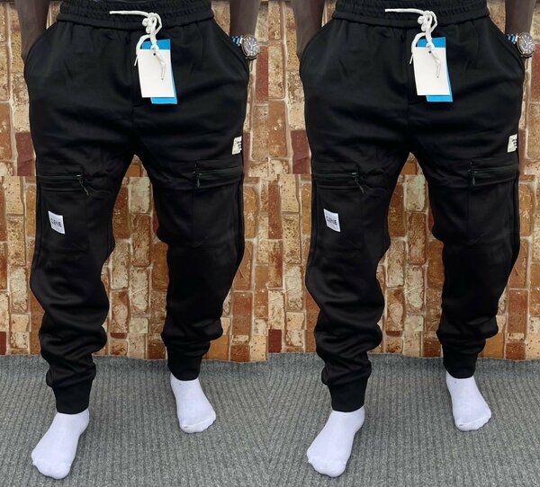 Pantalons de jogging noirs homme