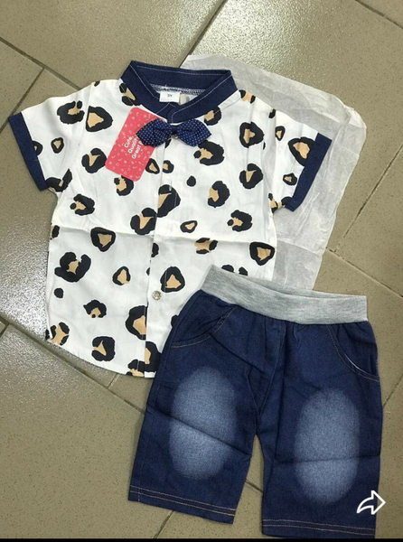 Ensemble bébé léopard chic