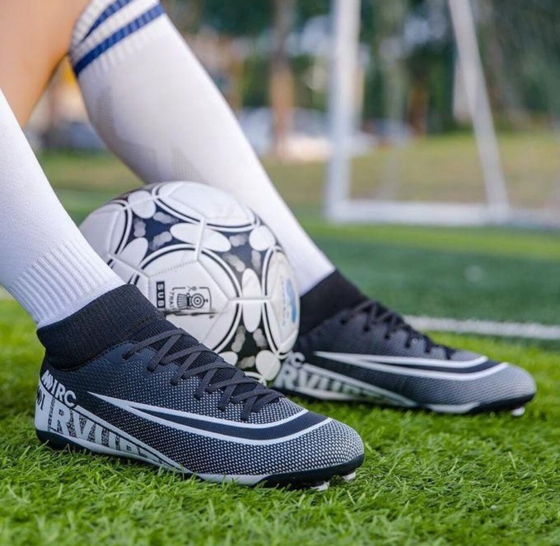 Fashion Men Soccer Shoes AG Hi