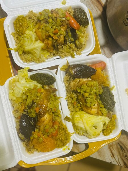 Délicieux plat de tchep