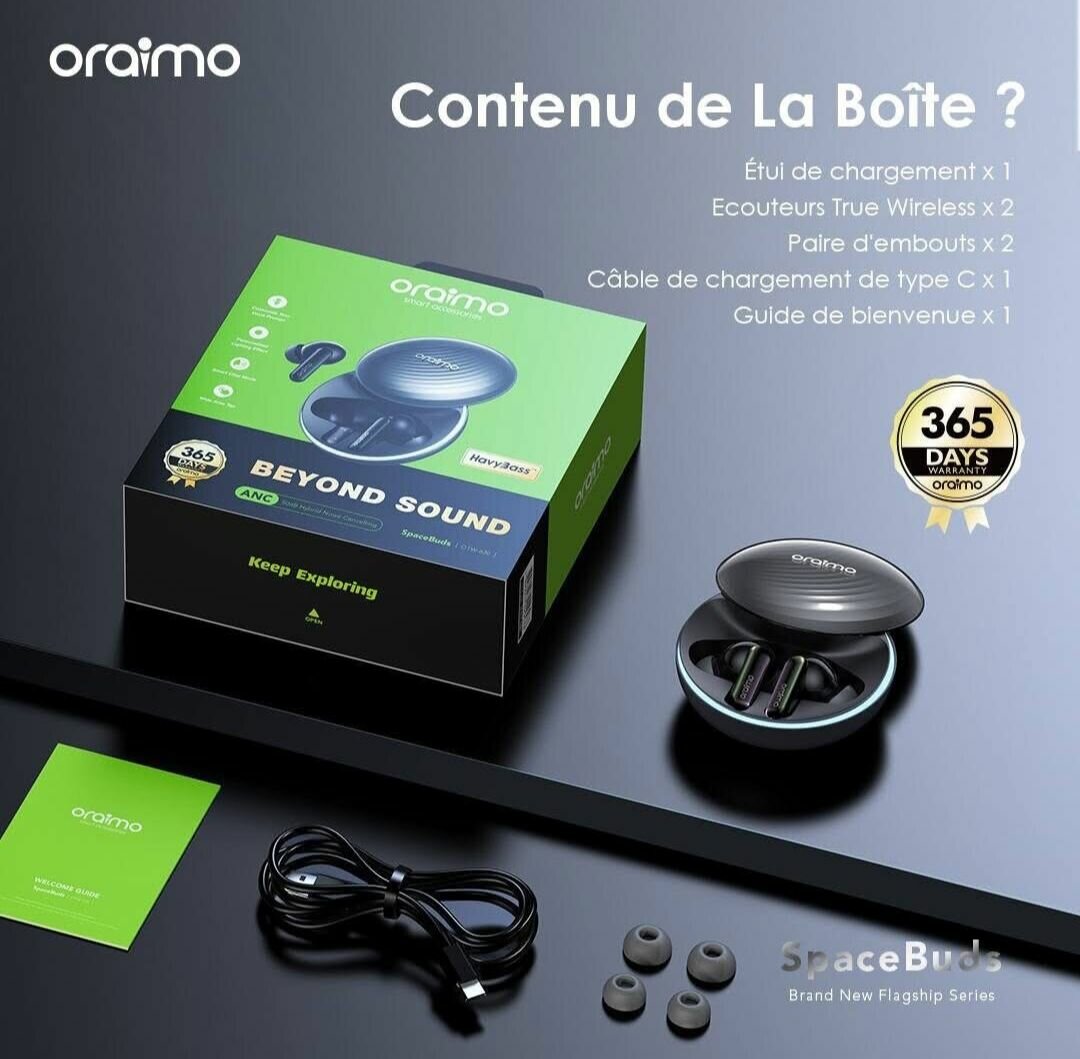 Écouteurs Oraimo SpaceBuds