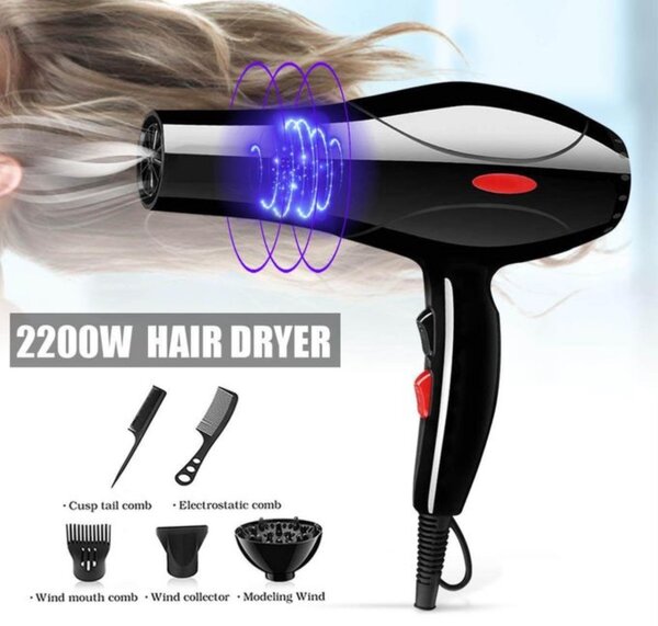 220V 2200W Professional Hairdressing Salon Hair Dryer Cold