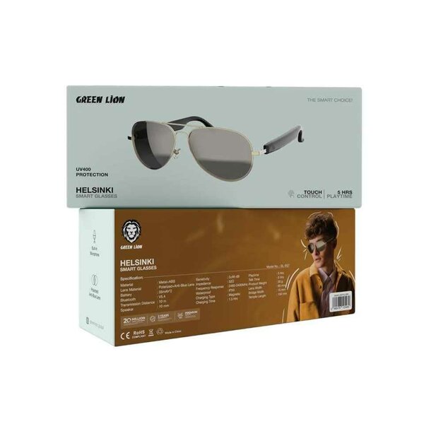 Lunettes Bluetooth Green Lion