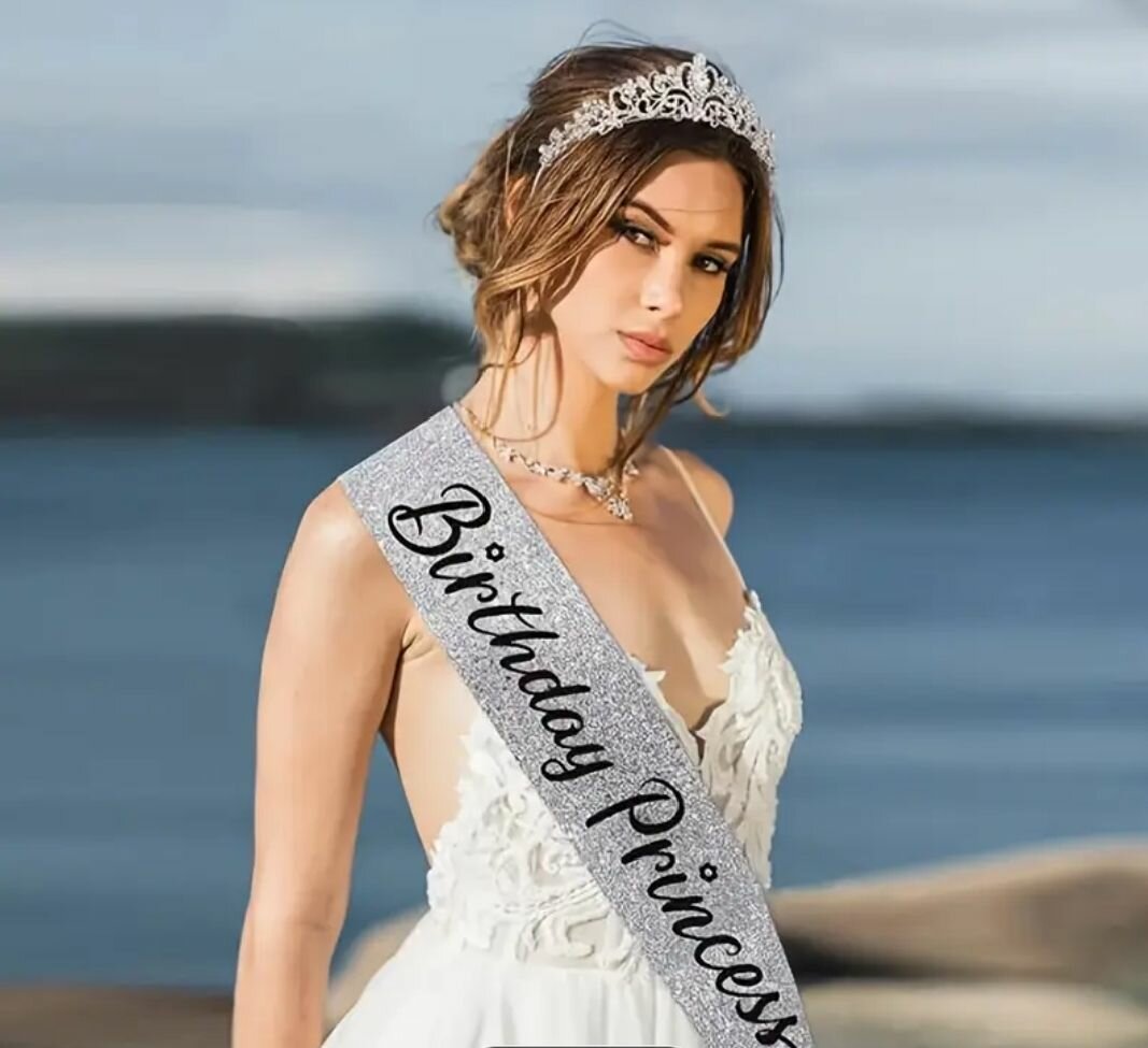 Couronne et écharpe de princesse