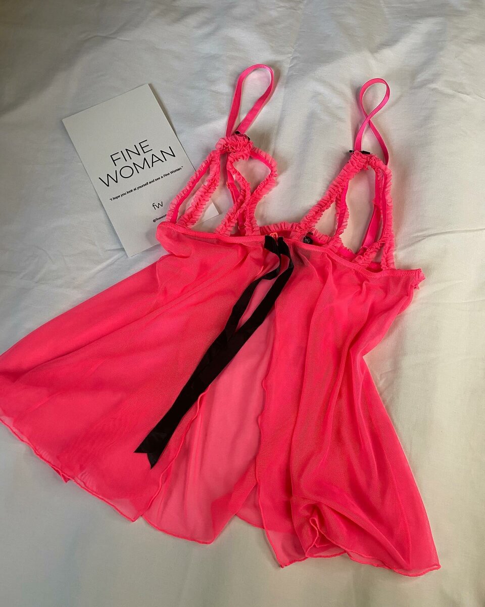 Beautiful Women's Pajama Dress pink