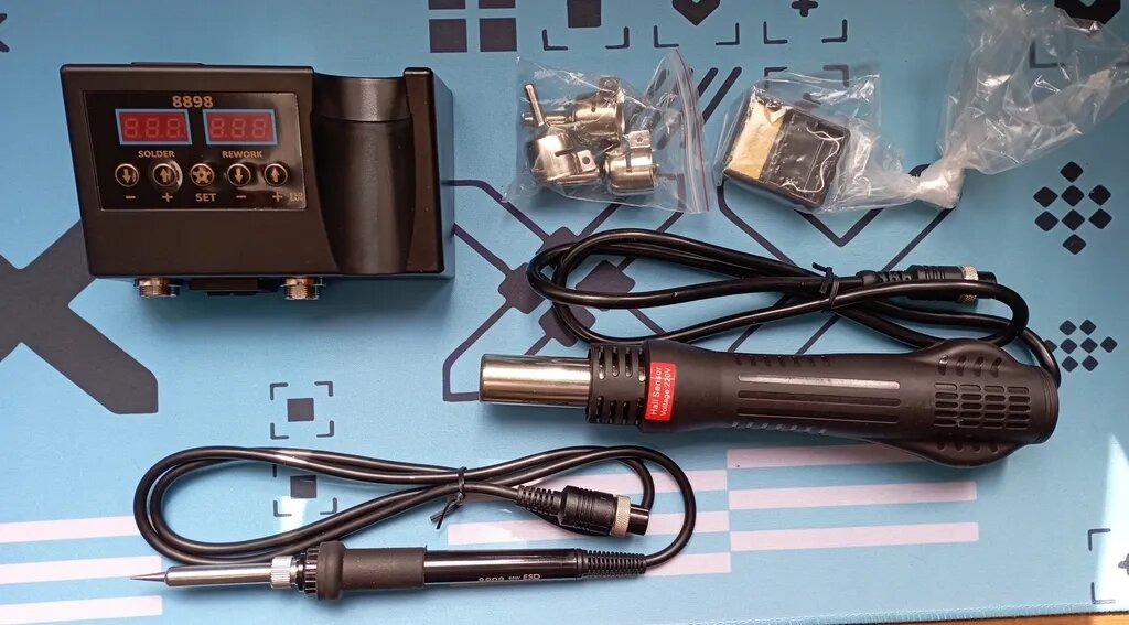 Паяльная станция (фен) 8898