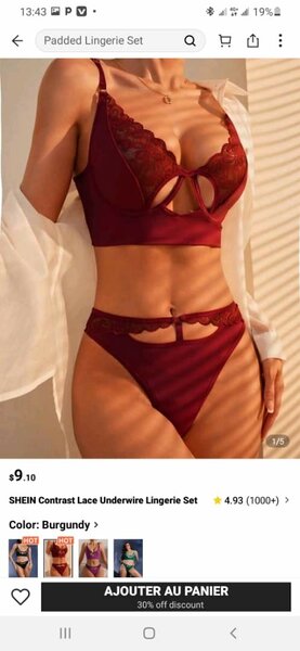 Ensemble Lingerie Dentelle