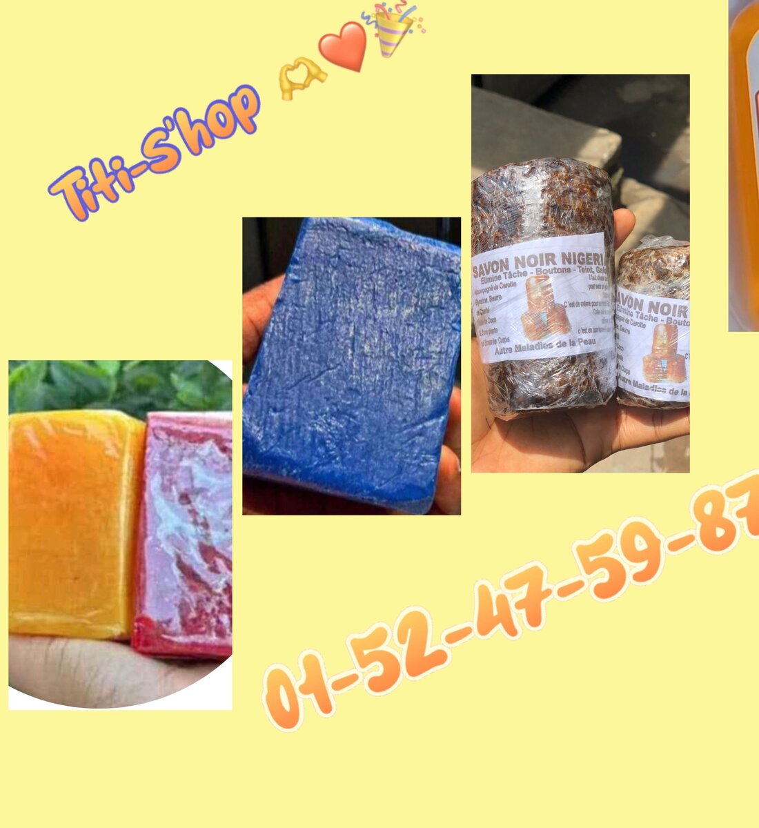Savon noir nigérian
