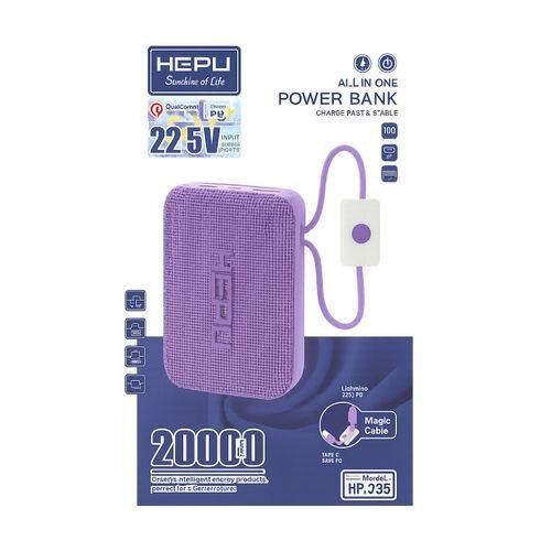 HEPU Power Bank 20000mAh