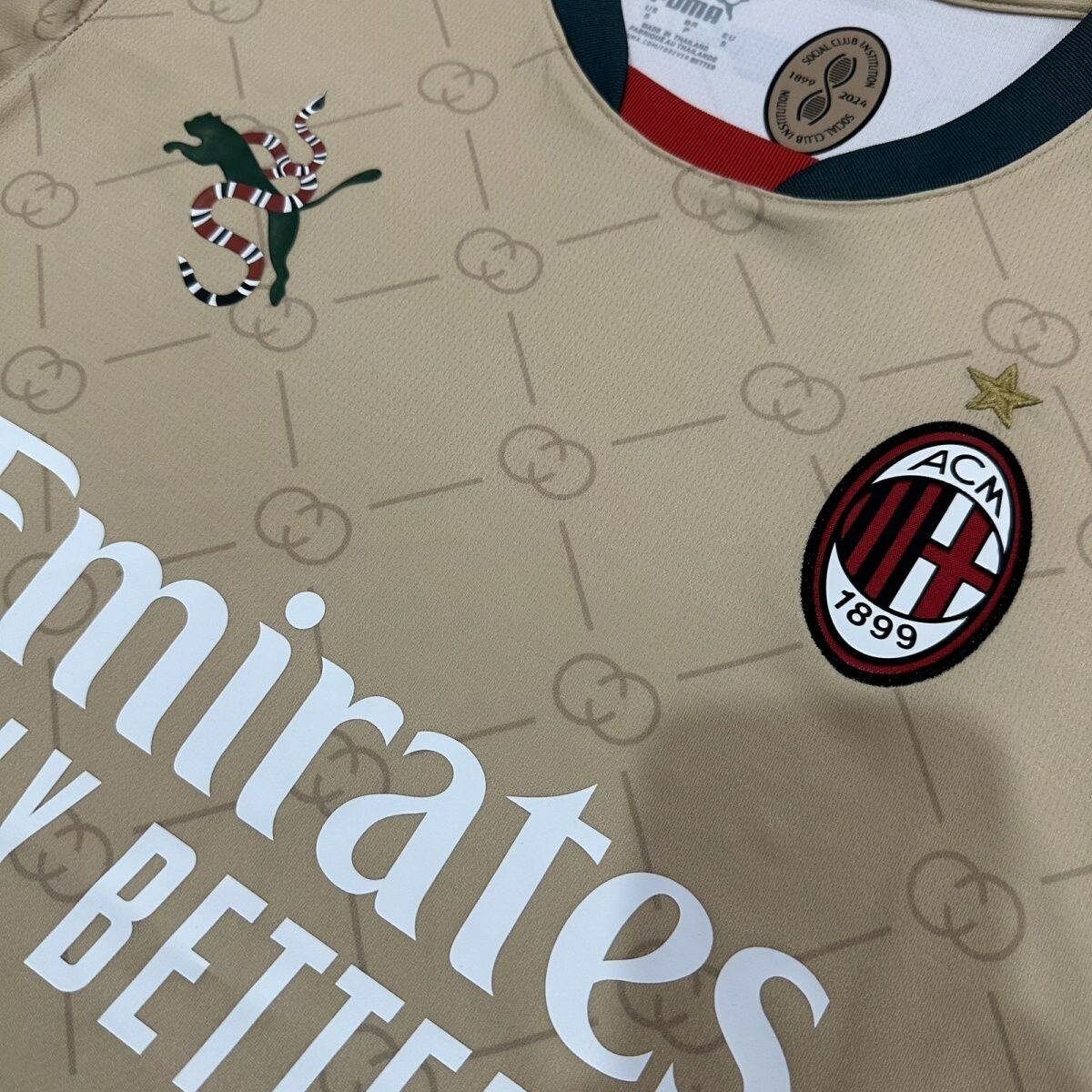 AC Milan co-branded jersey