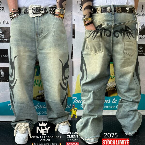 Jean baggy style urbain