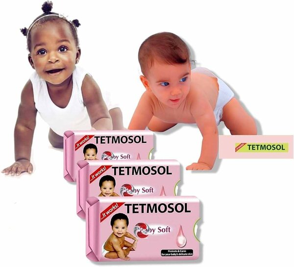 Tetmosol baby soap 75g (6pcs for 59 cedis)