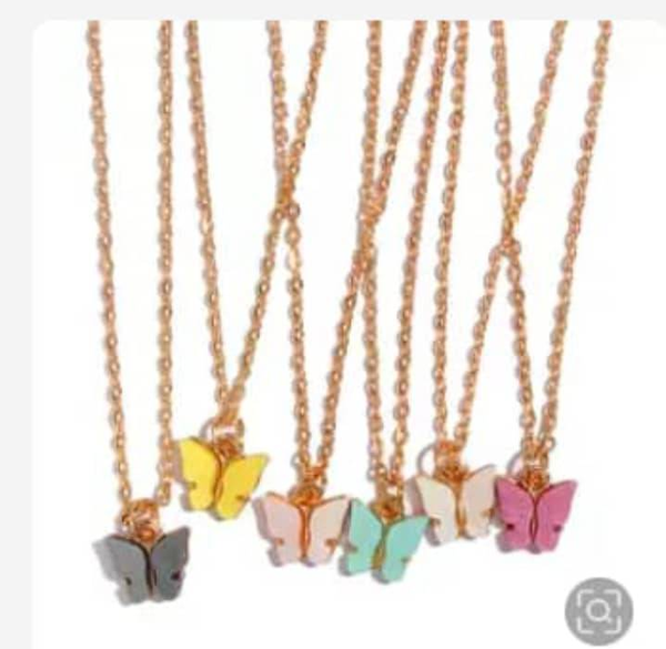 Pendant with butterfly