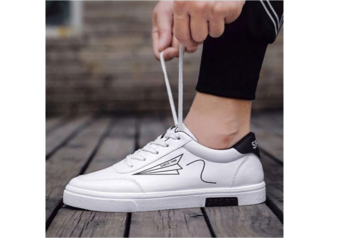 Baskets blanches tendance