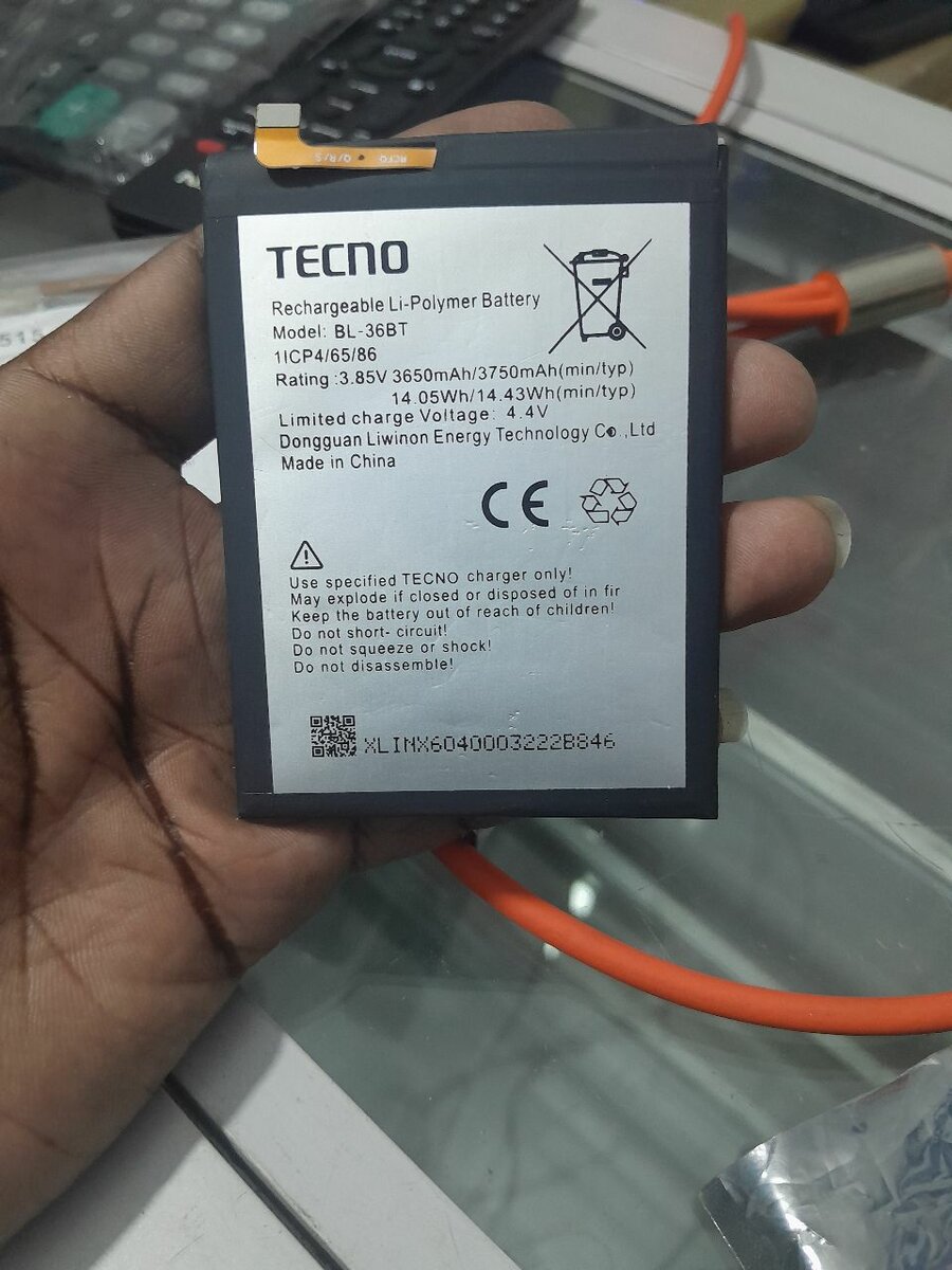 Batterie TECNO 3650mAh