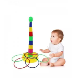 Kids Ring Toss Game - Multicolour