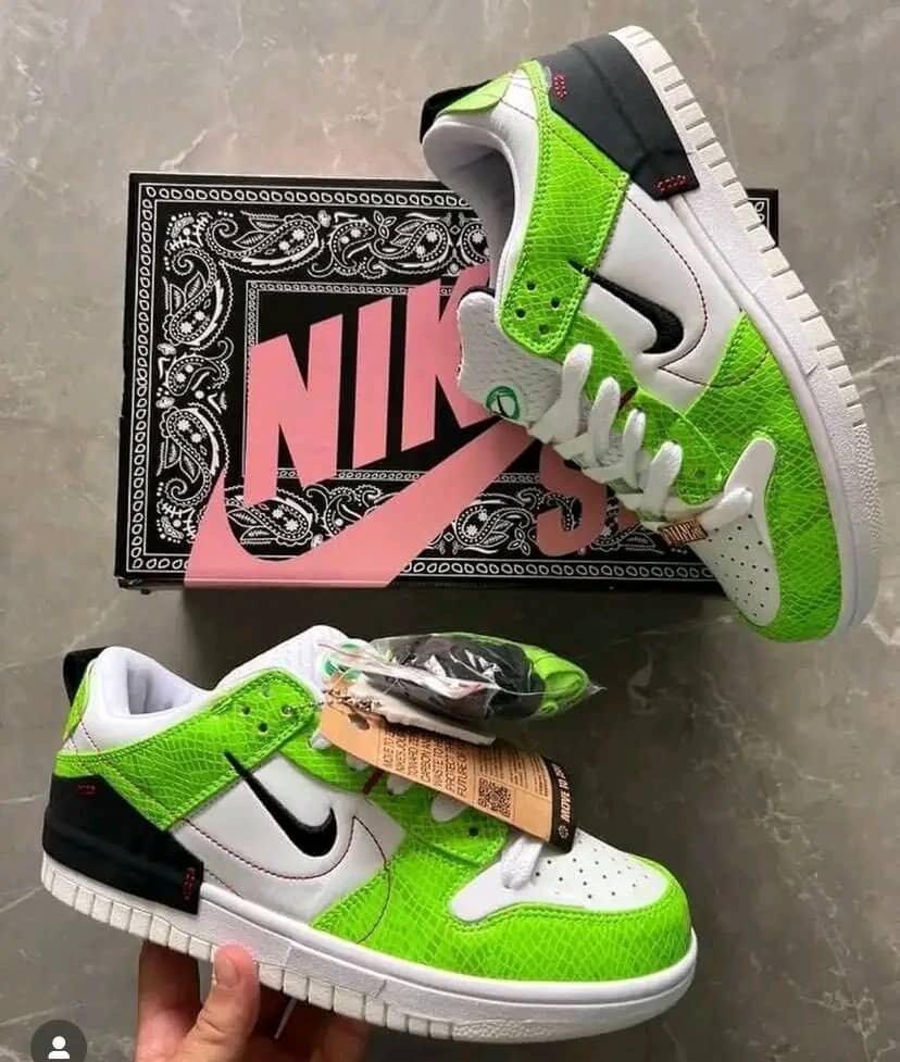 Baskets colorées tendance