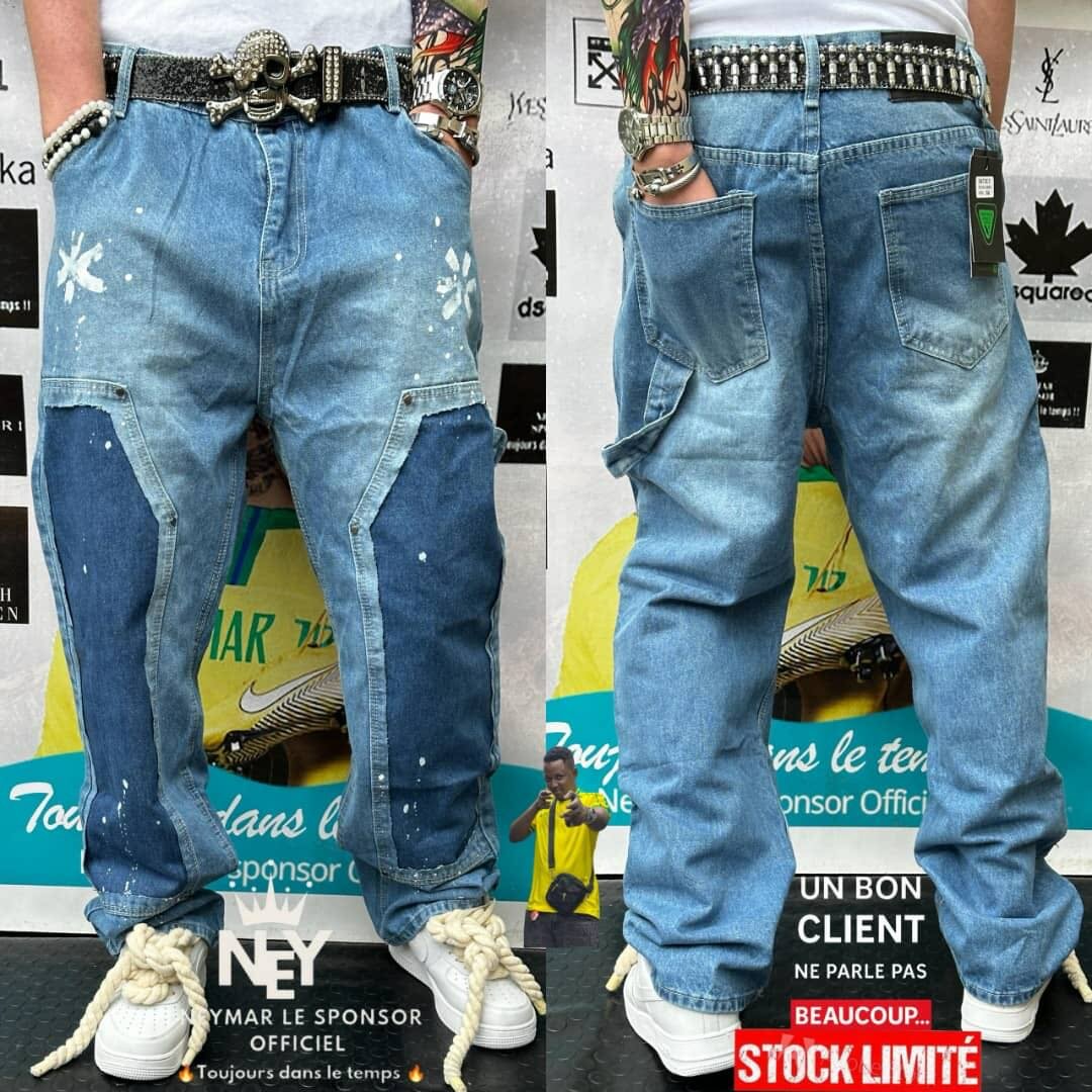 Jeans à la mode unisexe