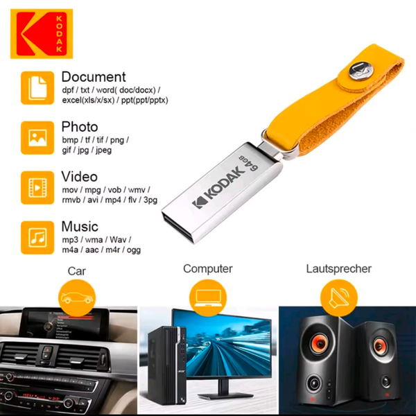 Clé USB Kodak 64GB Type-C