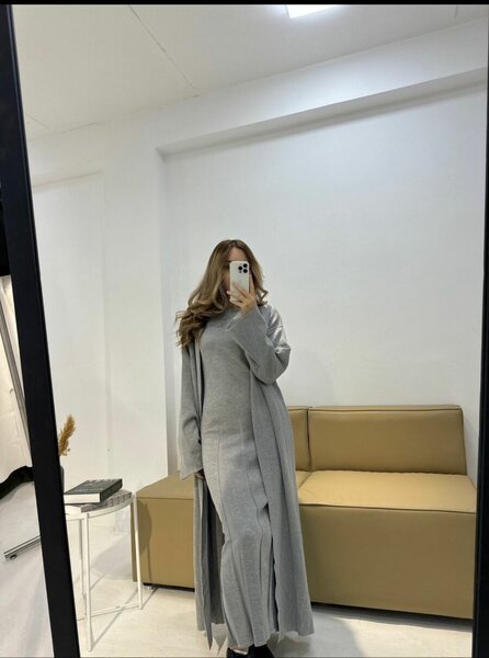 Платье и кардиган