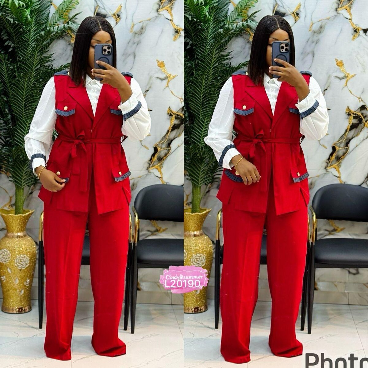 Costume Pantalon Femme Élégant