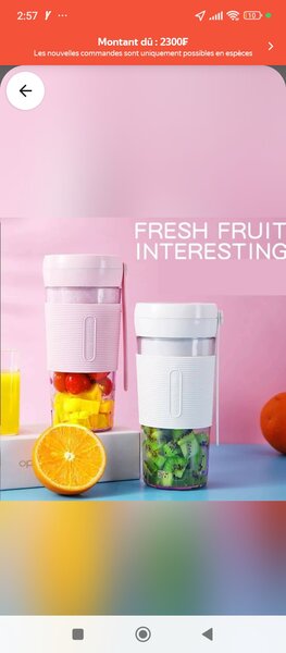 Presse agrumes portable