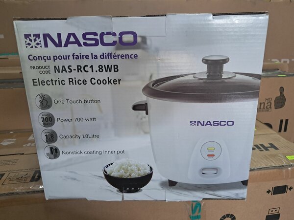Nasco 1.8 litre electric rice cooker
