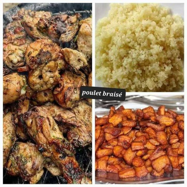 Démi Poulet Braisé attieke