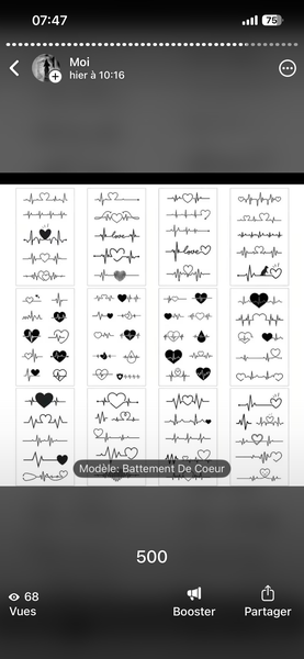 Tatouages Éphémères Variés