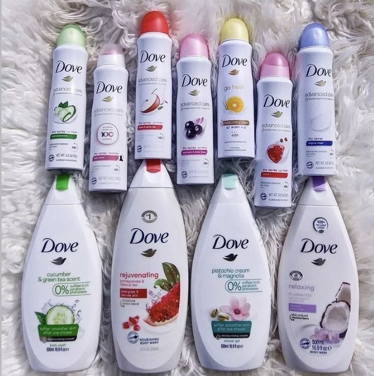 Dove shower gel