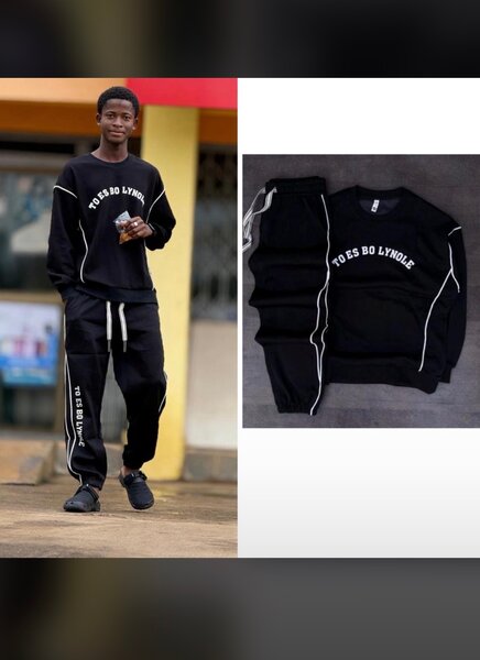 Survêtement décontracté noir homme