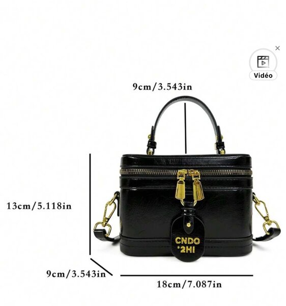 Sac à main boîte élégante