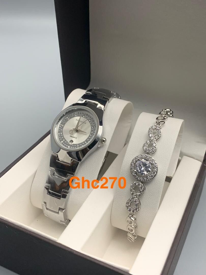 Watch and bracelet set