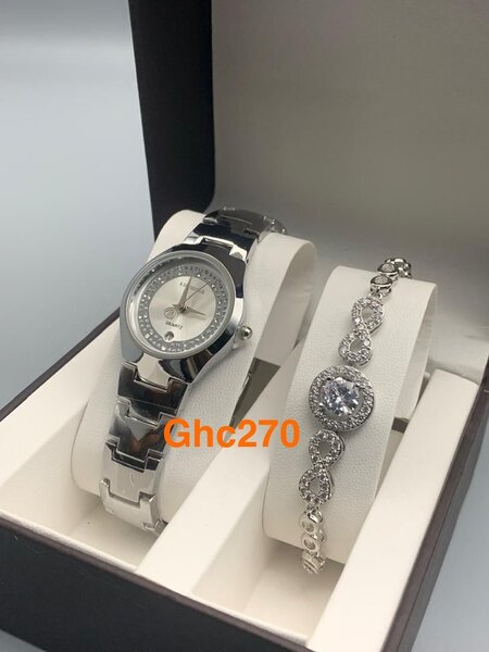 Watch and bracelet set